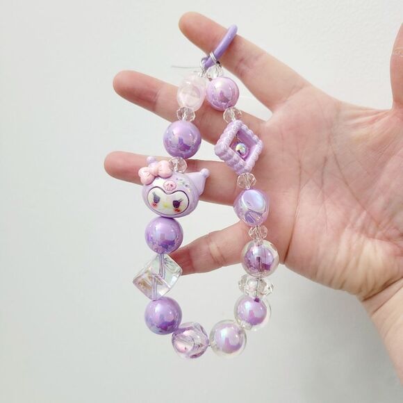 Brand New Handmade Kuromi Phone Charms Keychain - Picture 2 of 8